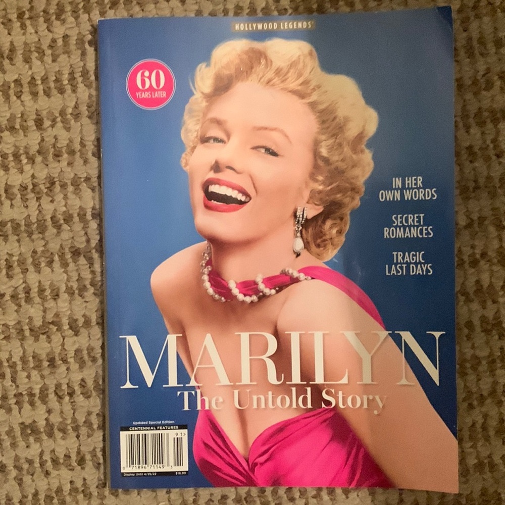 Marilyn the untold story 60 years later magazine Hollywood Legends​
